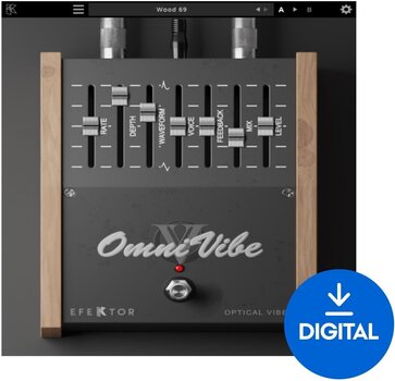 Procesador de efectos de complemento de software KUASSA Efektor Omnivibe Optical Vibe Machine (Producto digital) - 1