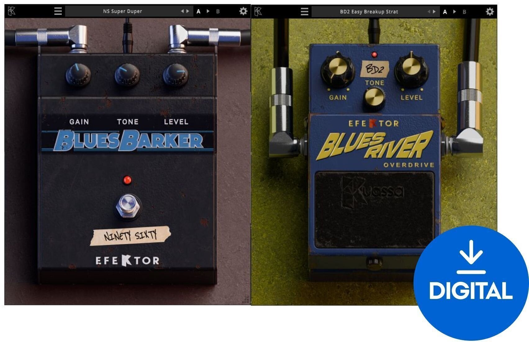 Programvare-plugin FX-prosessor KUASSA Efektor Blues Brother Bundle (Digitalt produkt)