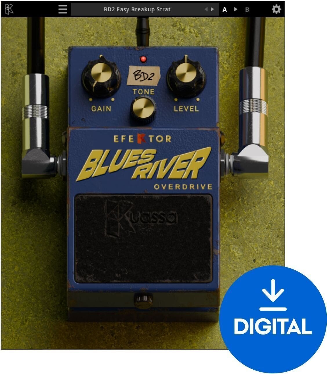 Procesador de efectos de complemento de software KUASSA Efektor Blues River (Producto digital)