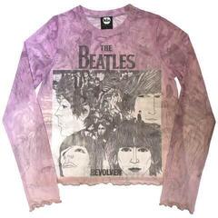 Koszulka The Beatles Revolver (Mesh) Pink M Damskie Koszulka