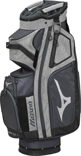 Borsa da golf Cart Bag Mizuno BR-D4 Grey/Black Borsa da golf Cart Bag
