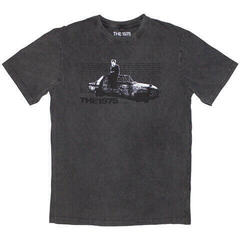 T-shirt The 1975 Car Photo Charcoal Grey XL T-shirt