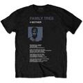 2Pac Family Tree Black M Shirt