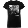 2Pac Broken Up Black L T-shirt