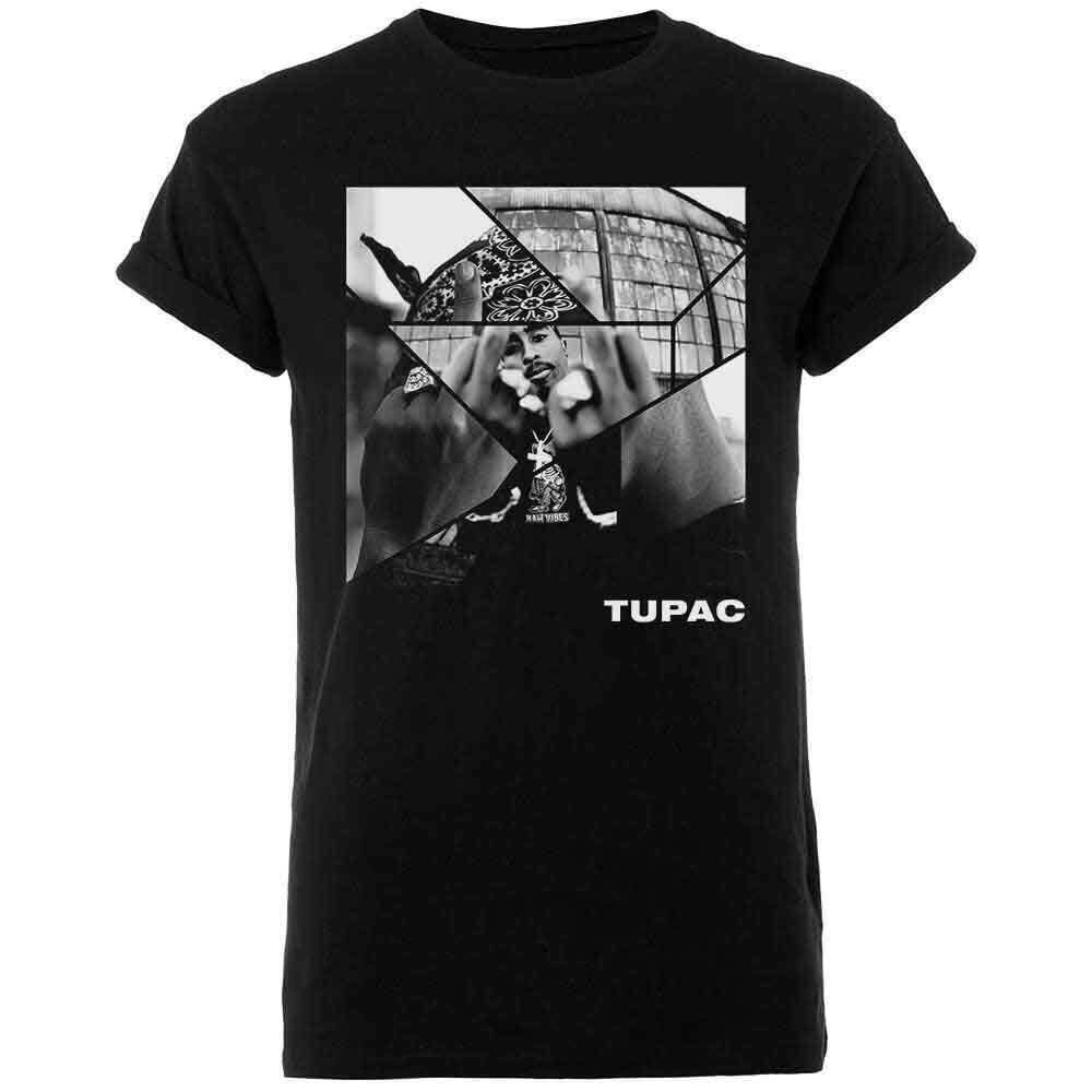 T-shirt 2Pac Broken Up Black 2XL T-shirt