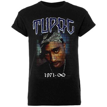 Camiseta de manga corta 2Pac Mural 1971 Black XL Camiseta de manga corta - 1