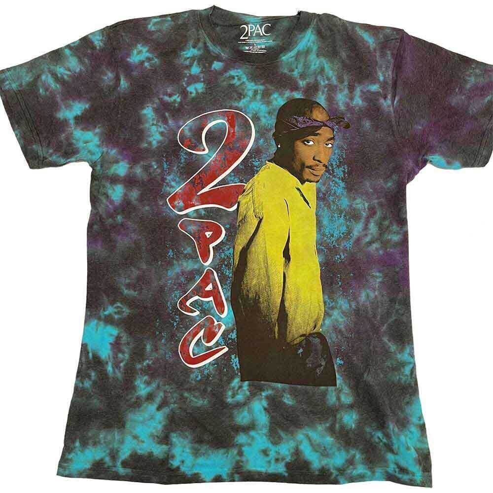 Majica 2Pac Vintage Tupac (Wash Collection) Blue 2XL Majica