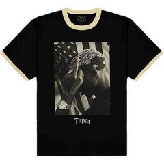 T-särk 2Pac Flag Photo Black & Cream XL T-särk