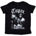 2Pac All Eyez B&W Black XL Maglietta