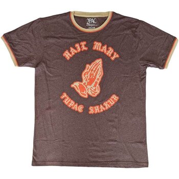 T-shirt 2Pac Hail Mary Brown, Orange & Sand L T-shirt - 1