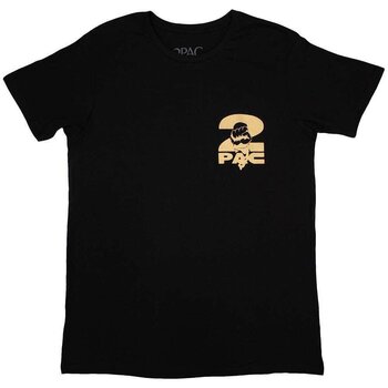 T-Shirt 2Pac Platinum (Back Print) Black L T-Shirt - 1