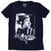 T-shirt 2Pac Spray Photo Navy Blue M Feminino T-shirt