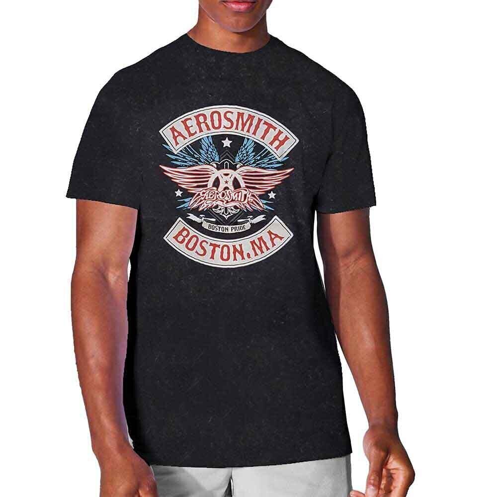 Košulja Aerosmith Boston Pride (Wash Collection) Black M Košulja
