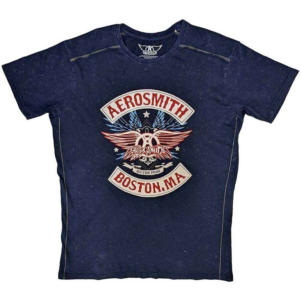 T-shirt Aerosmith Boston Pride (Wash Collection) Navy Blue XL T-shirt