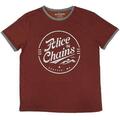 Alice In Chains Circle Emblem Ringer Red XL T-särk