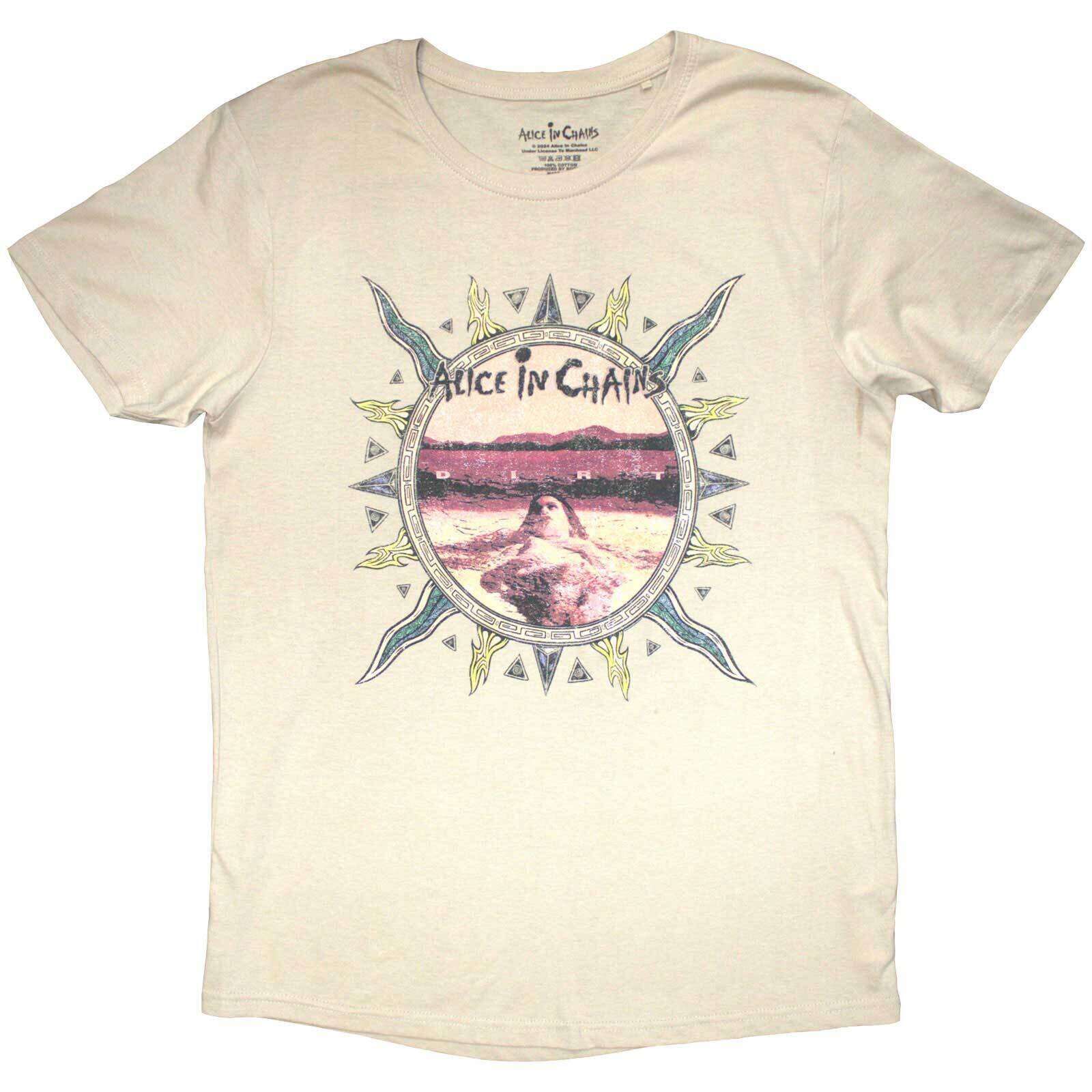 T-Shirt Alice In Chains Dirt (Back Print) Sand XL T-Shirt