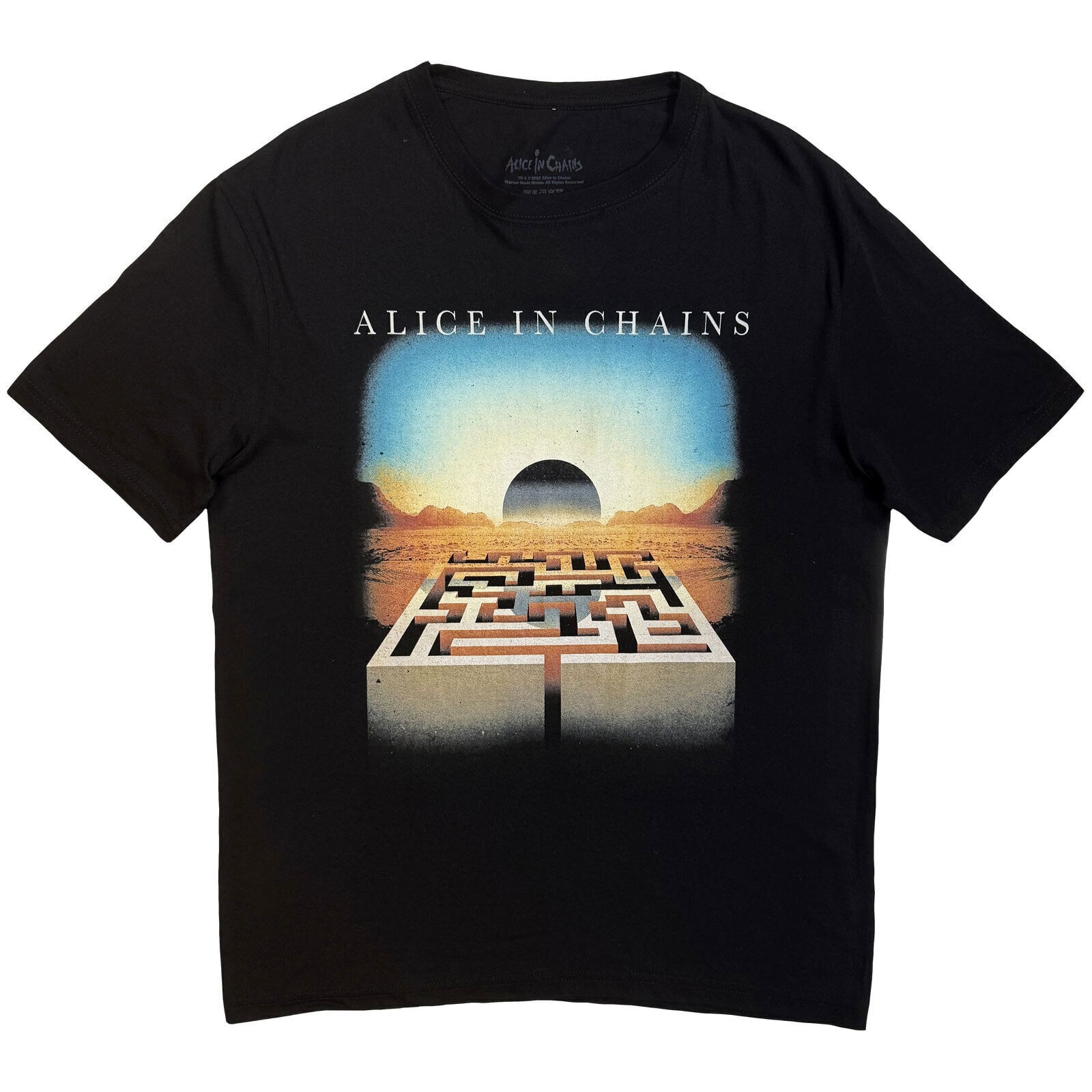 T-Shirt Alice In Chains Maze Scape Black M T-Shirt