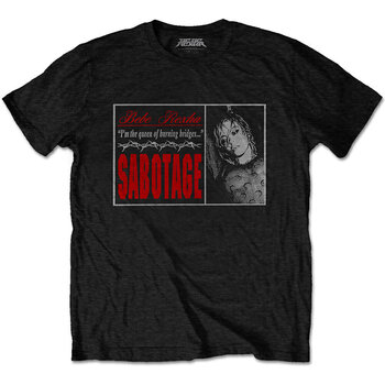 Tricou Bebe Rexha Sabotage - Let You Down (Back Print) Black S Tricou - 1