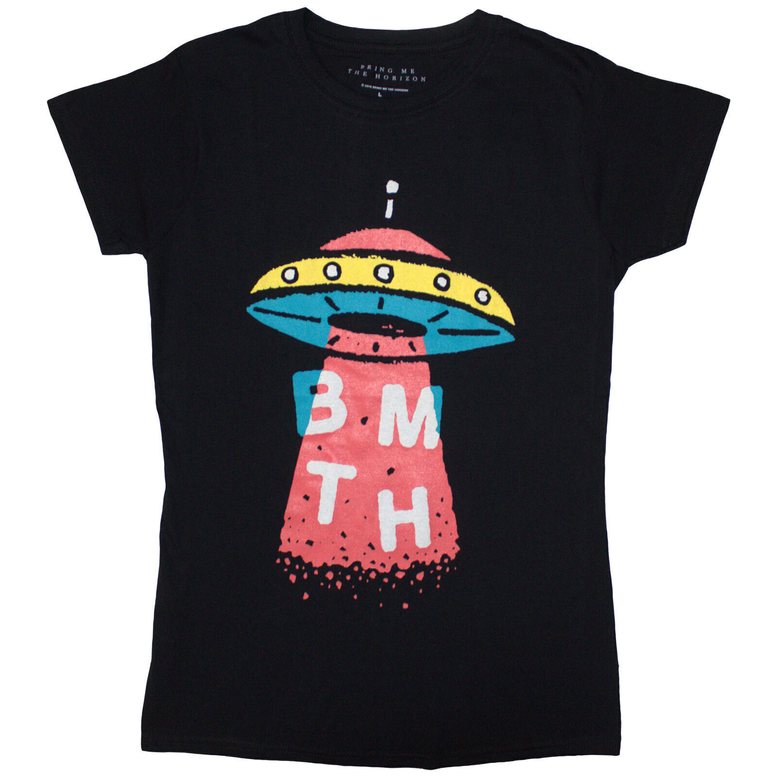 T-shirt Bring Me The Horizon Alien Black XL Feminino T-shirt