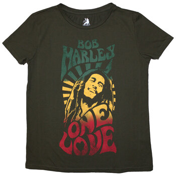Tricou Bob Marley One Love Gradient Verde S Damă Tricou - 1