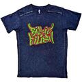 Billie Eilish Graffiti (Wash Collection) Navy Blue L T-Shirt