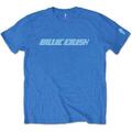 Billie Eilish Blue Racer Logo (Sleeve Print) Blue L T-skjorte
