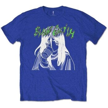 T-Shirt Billie Eilish Anime Drink Blue L T-Shirt - 1