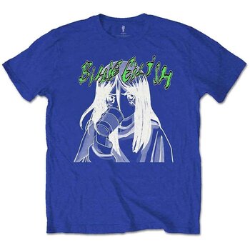 T-Shirt Billie Eilish Anime Drink Blue 2XL T-Shirt - 1