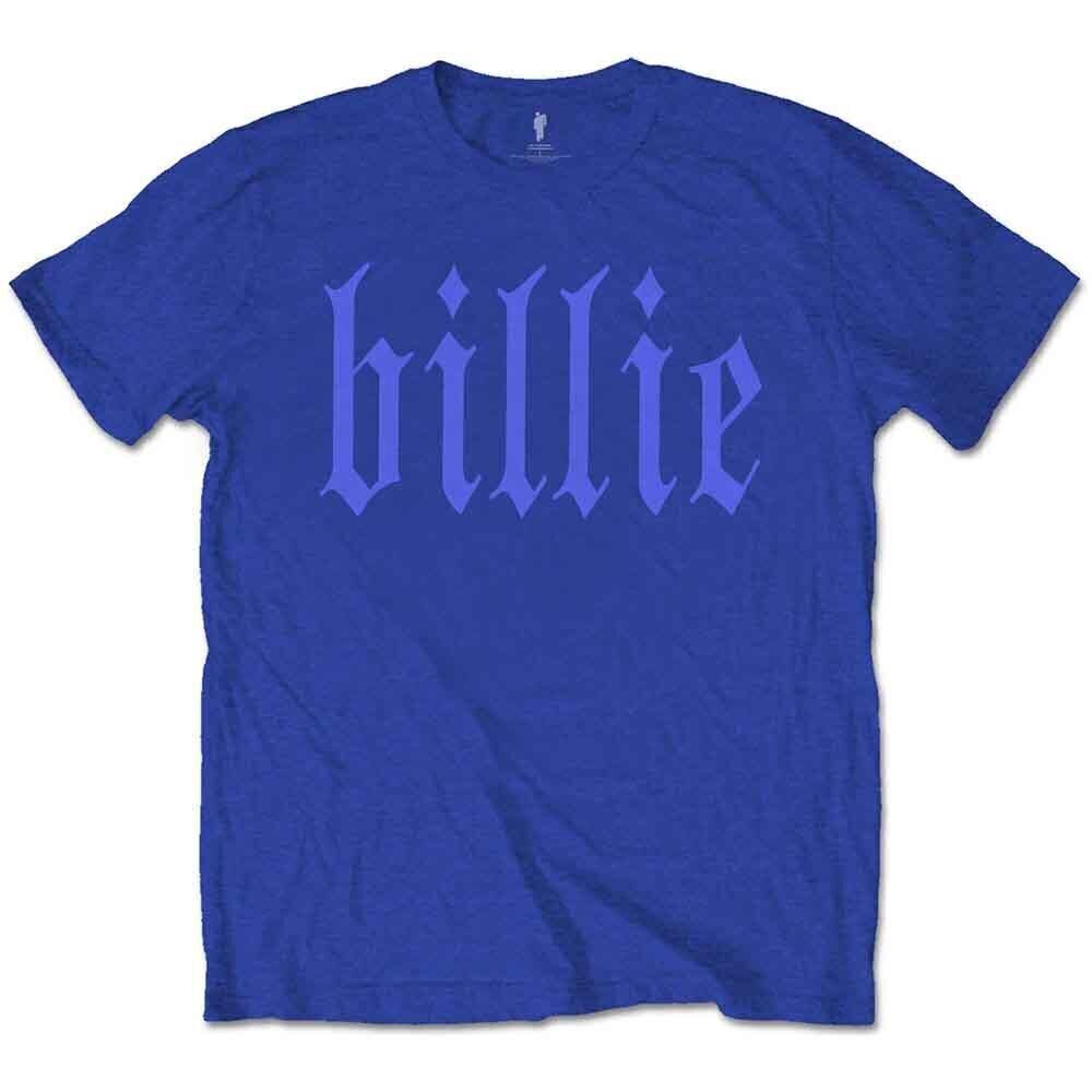 T-shirt Billie Eilish Billie 5 (Back Print) Blue 2XL T-shirt