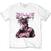 T-Shirt Billie Eilish Purple Illustration White 2XL T-Shirt