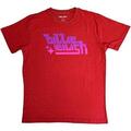 Billie Eilish Purple Logo Red XL Koszulka