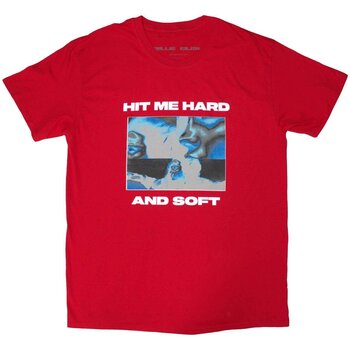 Camiseta de manga corta Billie Eilish Hit Me Hard And Soft Negative Rojo XL Camiseta de manga corta - 1