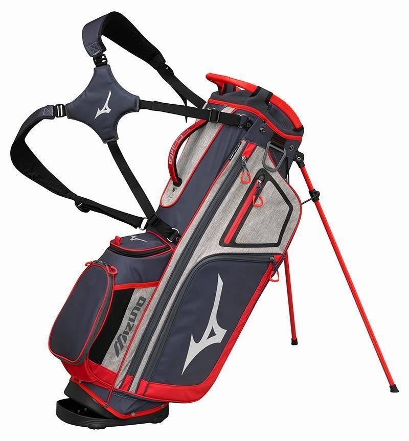 Чантa за голф Mizuno BRD-4 Cив-Червен Чантa за голф