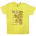 Bob Marley Football Yellow L T-Shirt