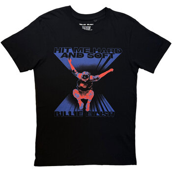 T-Shirt Billie Eilish Jump Tracklist Spine (Back Print) Black 2XL T-Shirt - 1