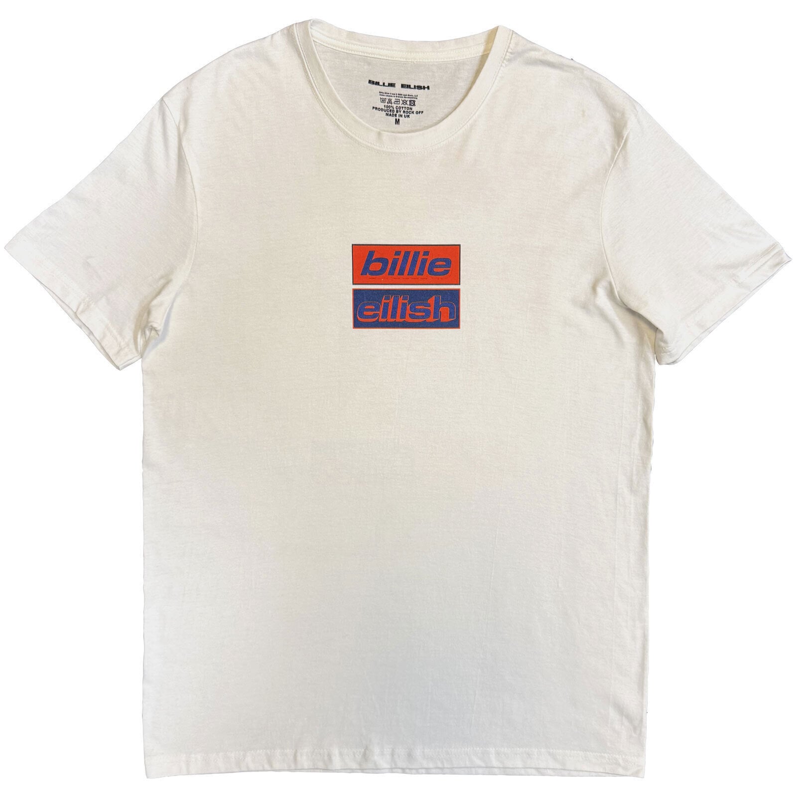 T-shirt Billie Eilish Tickets (Back Print) White XL T-shirt