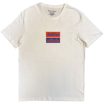 T-shirt Billie Eilish Tickets (Back Print) White XL T-shirt - 1