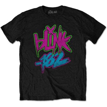 T-skjorte Blink-182 Neon Logo Black XL T-skjorte - 1