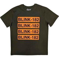 T-Shirt Blink-182 Log Repeat Military Green 2XL T-Shirt