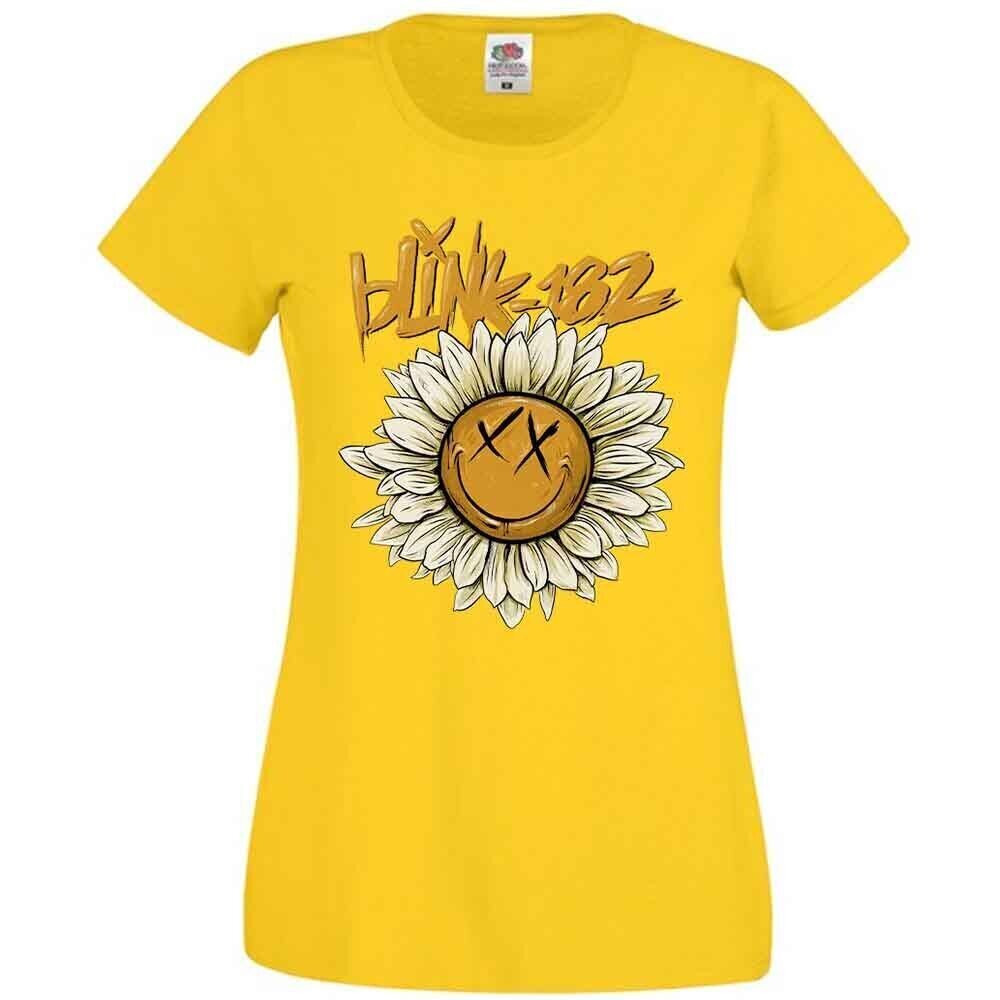 Tricou Blink-182 Sunflower Yellow L Damă Tricou