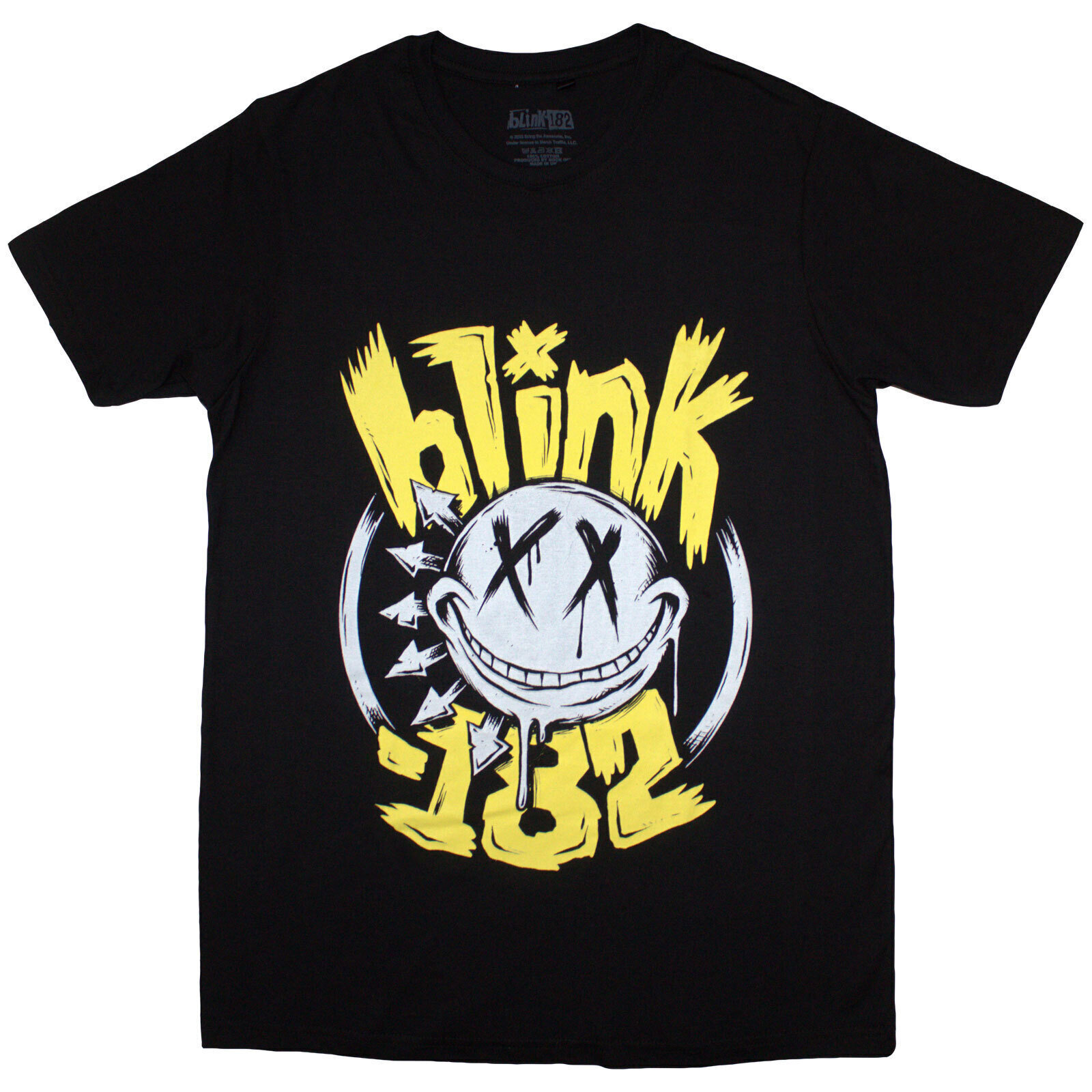 Skjorte Blink-182 Big Smile Black 2XL Dame Skjorte
