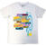 T-shirt Blink-182 Multi Stacked Logo White L T-shirt
