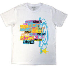 T-shirt Blink-182 Multi Stacked Logo White 2XL T-shirt
