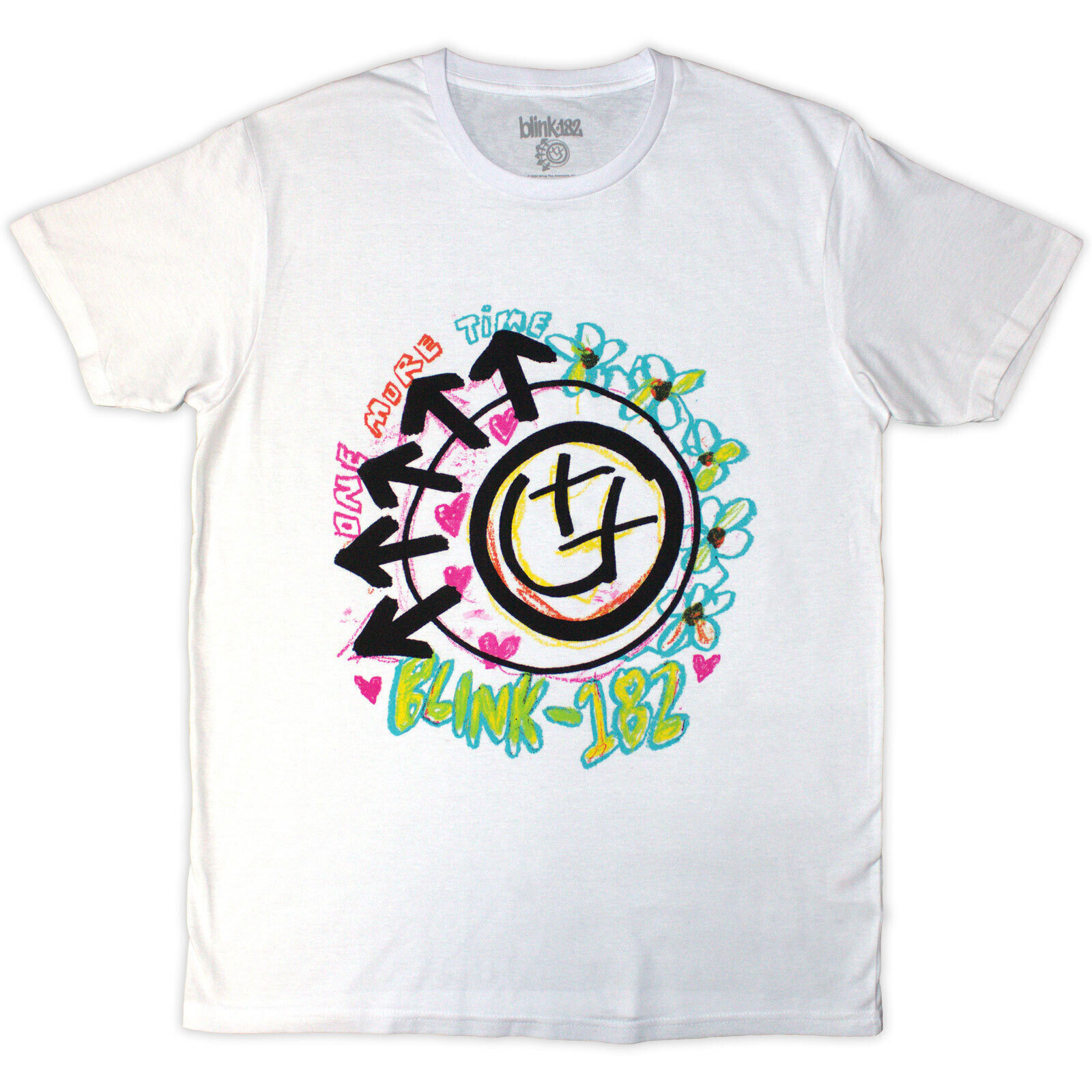 T-shirt Blink-182 Crayon White 2XL T-shirt