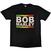 T-Shirt Bob Marley Rasta Band Block Black 2XL T-Shirt