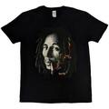 Bob Marley Rasta Smoke Black XL T-shirt