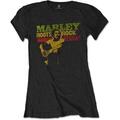 Bob Marley Roots, Rock, Reggae Black S Γυναικείο Πουκάμισο