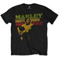 Bob Marley Roots, Rock, Reggae Black XL Πουκάμισο