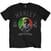 Camiseta de manga corta Bob Marley Rebel Music Seal Black M Camiseta de manga corta
