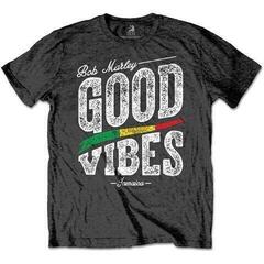 T-shirt Bob Marley Good Vibes Charcoal Grey L T-shirt